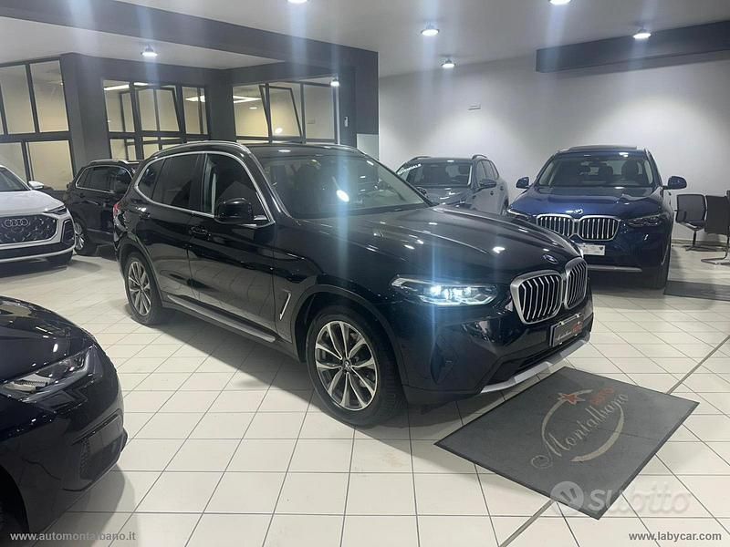 Usata BMW X3 190 CV (139 kW) 2022 Nero SUV