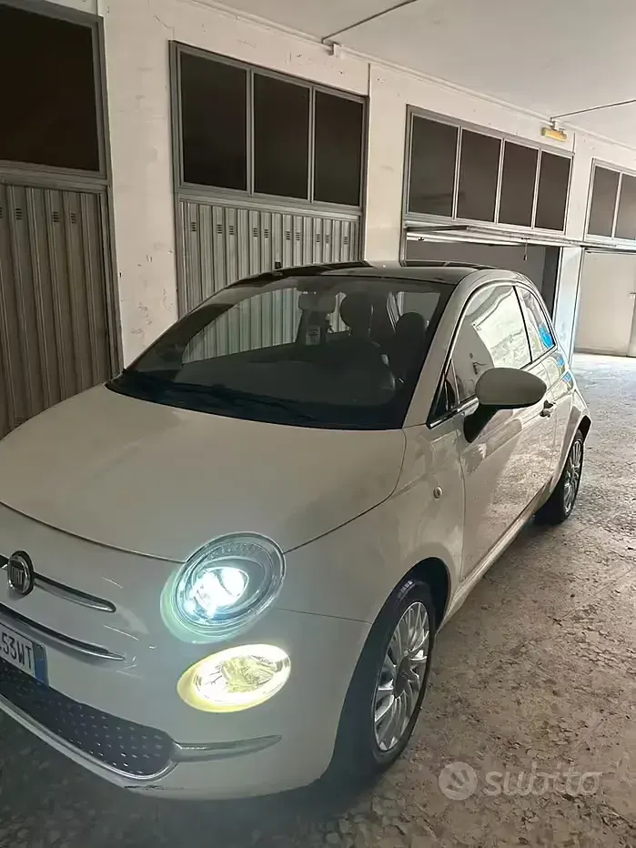 Usata Fiat 500 Lounge 69 CV (50 kW) 2017 Bianco Berlina