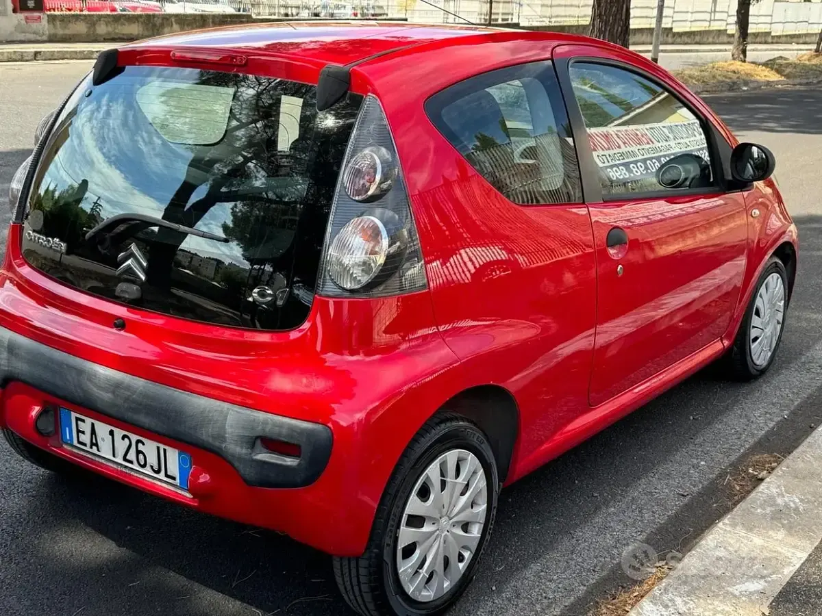 Usata Citroën C1 68 CV (50 kW) 2010 Rosso Utilitaria