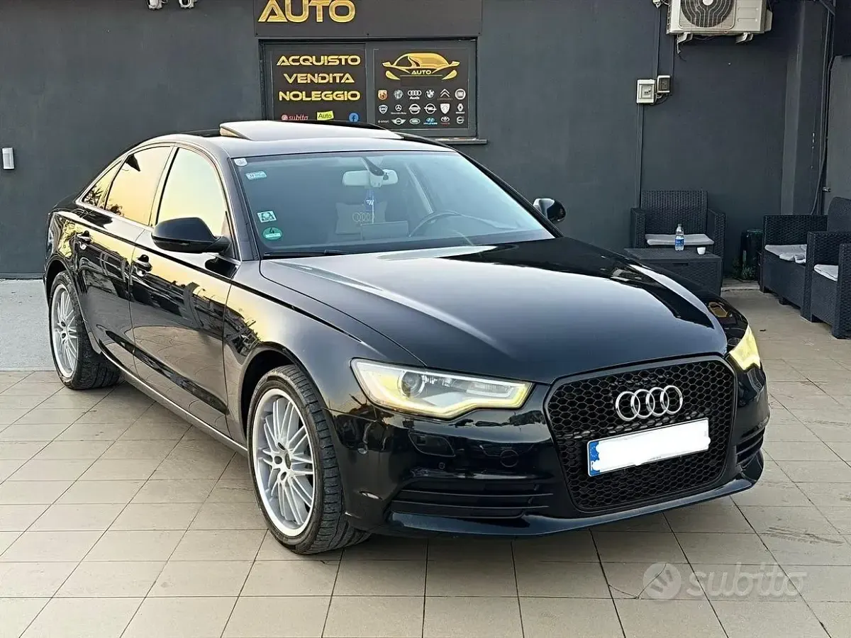 Usata Audi A6 S-Line 245 CV (180 kW) 2012 Nero Berlina