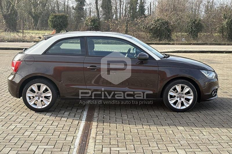 Usata Audi A1 Ambition 86 CV (63 kW) 2012 Marrone Utilitaria