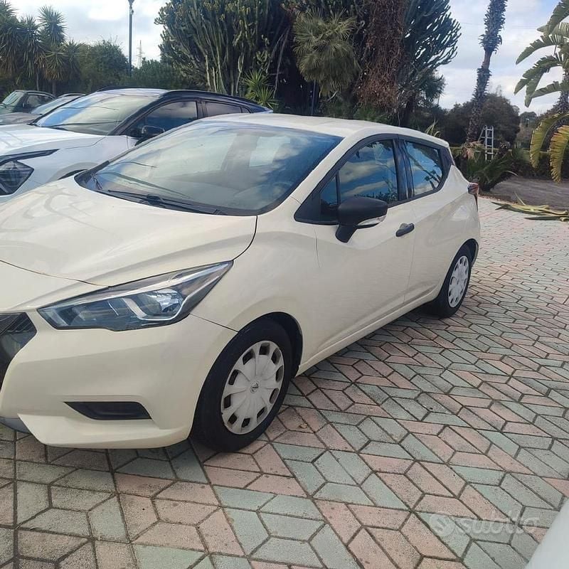 Usata Nissan Micra Acenta 71 CV (52 kW) 2020 Bianco Utilitaria