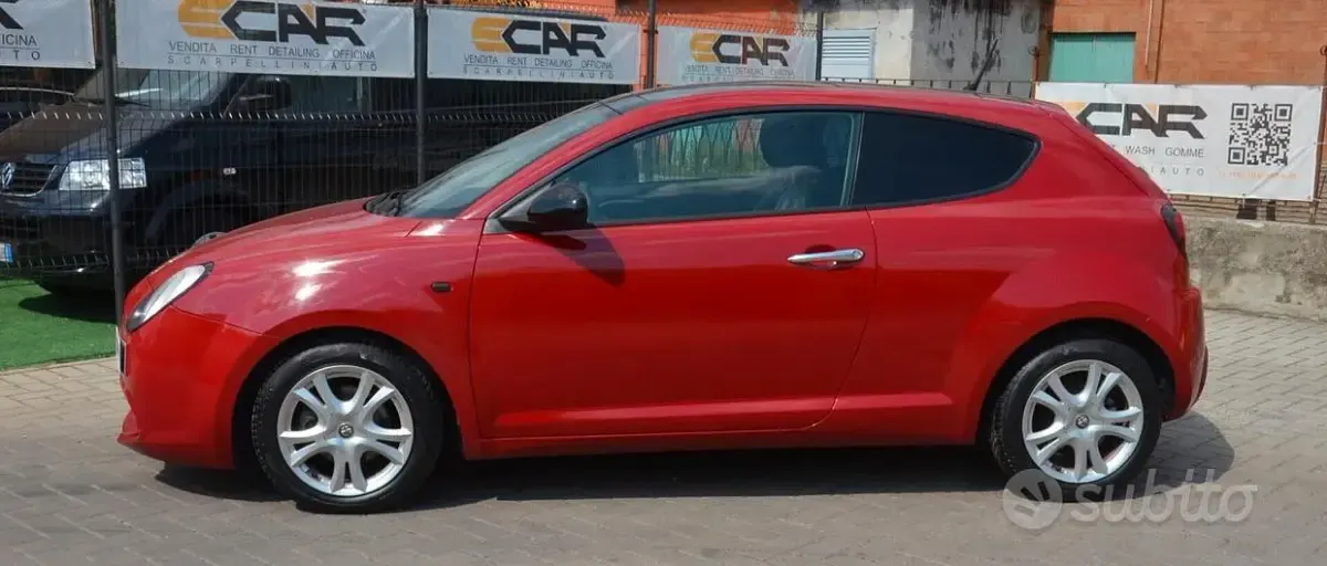 Usata Alfa Romeo MiTo Distinctive 95 CV (69 kW) 2011 Rosso Utilitaria