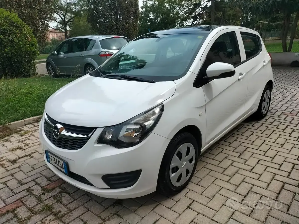 Usata Opel Karl 73 CV (53 kW) 2016 Bianco Utilitaria