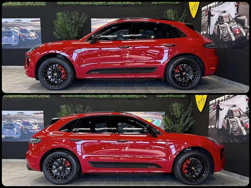 Usata Porsche Macan Turbo Performance Package 441 CV (324 kW) 2020 Rosso carminio SUV
