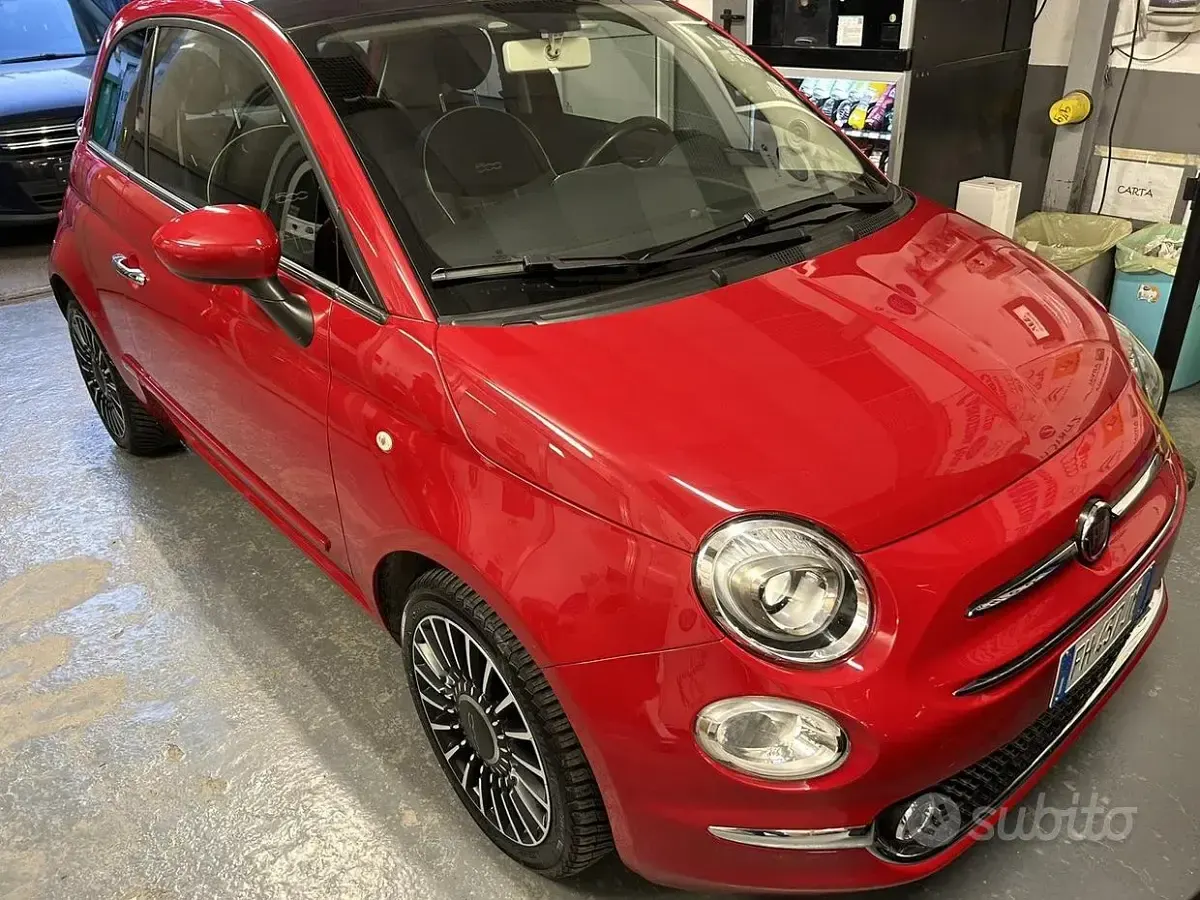 Usata Fiat 500 95 CV (69 kW) 2017 Rosso Berlina