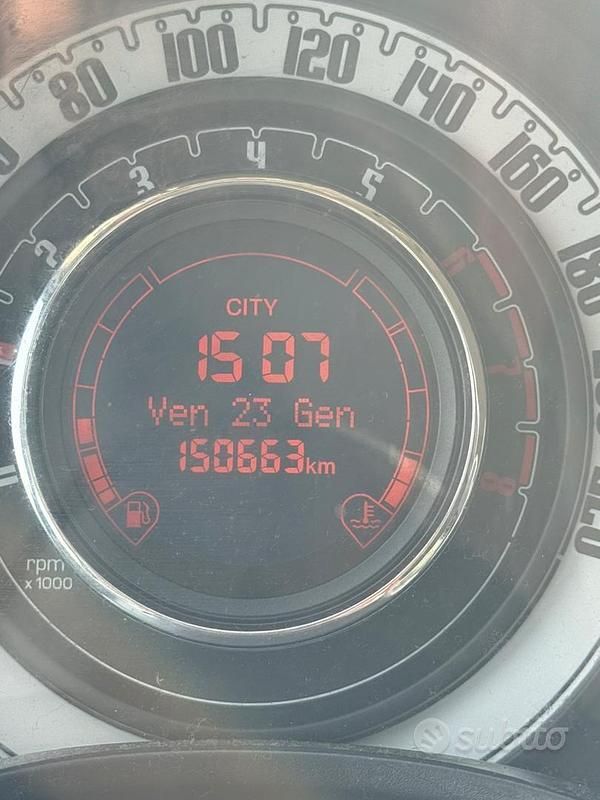 Usata Fiat 500 69 CV (50 kW) 2009 Grigio Berlina