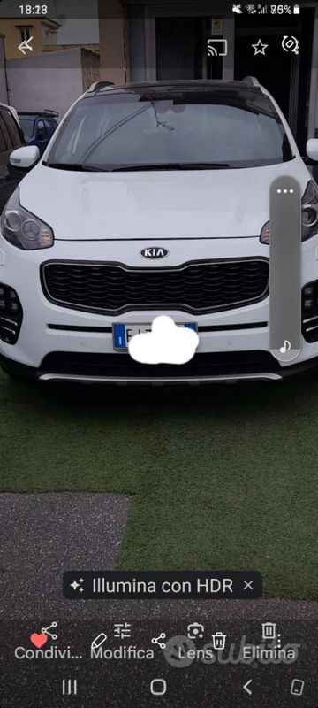 Usata Kia Sportage GT-Line 136 CV (100 kW) 2017 Bianco SUV