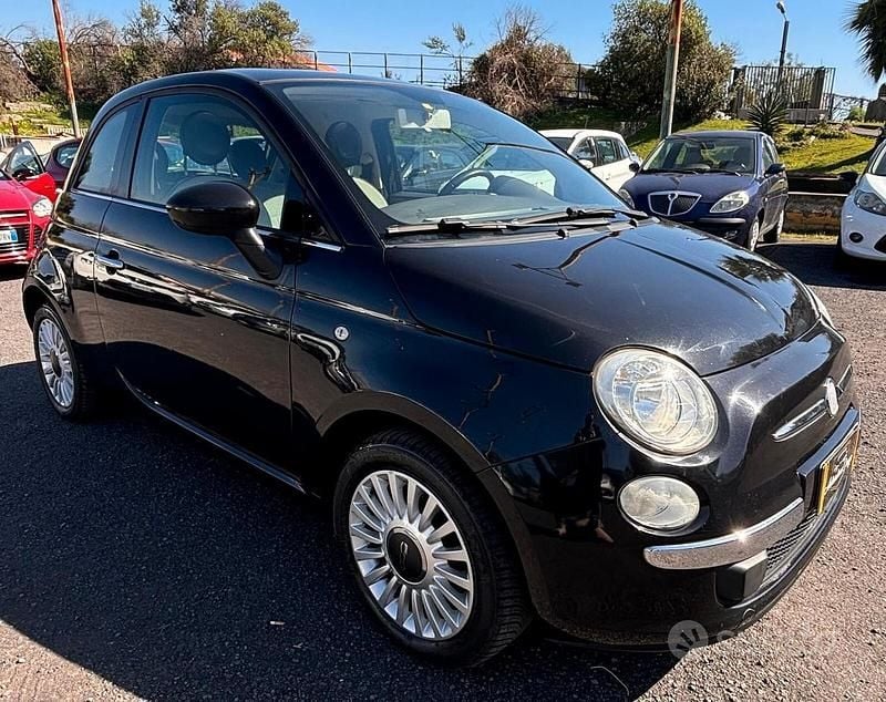 Usata Fiat 500 Lounge 69 CV (50 kW) 2012 Nero Berlina