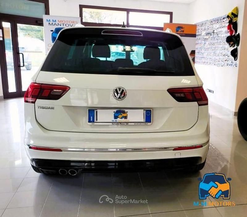 Usata VW Tiguan R-line 116 CV (85 kW) 2018 Bianco SUV