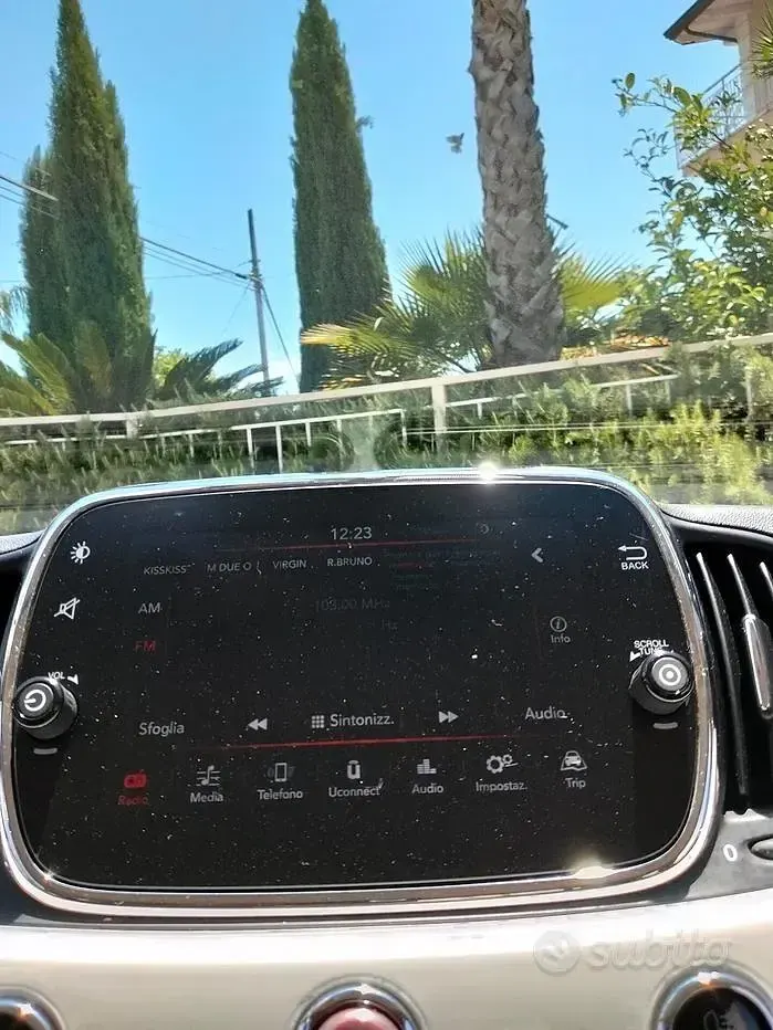 Usata Fiat 500 Mirror 69 CV (50 kW) 2017 Bianco Berlina
