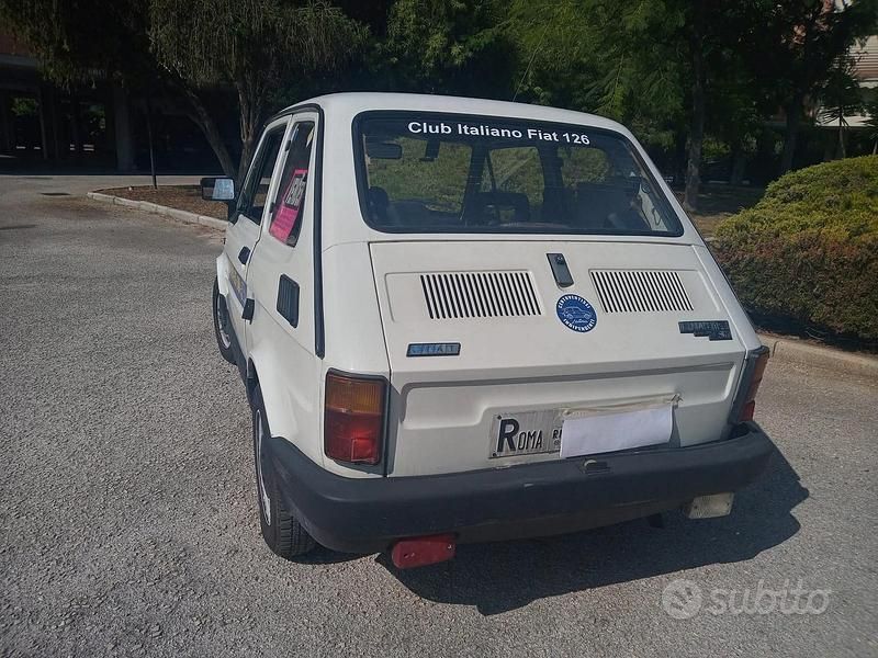 Usata Fiat 126 1986 Bianco Utilitaria
