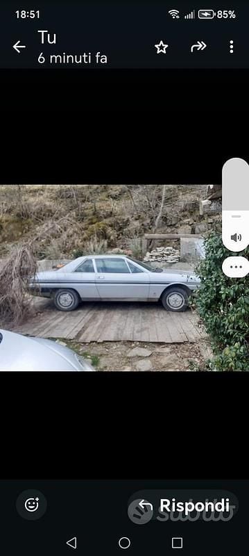 Usata Lancia Gamma 1970 Grigio Coupé