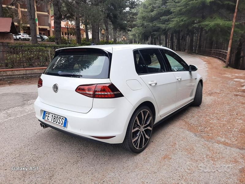 Usata VW Golf VII GTD 184 CV (135 kW) 2016 Bianco Berlina