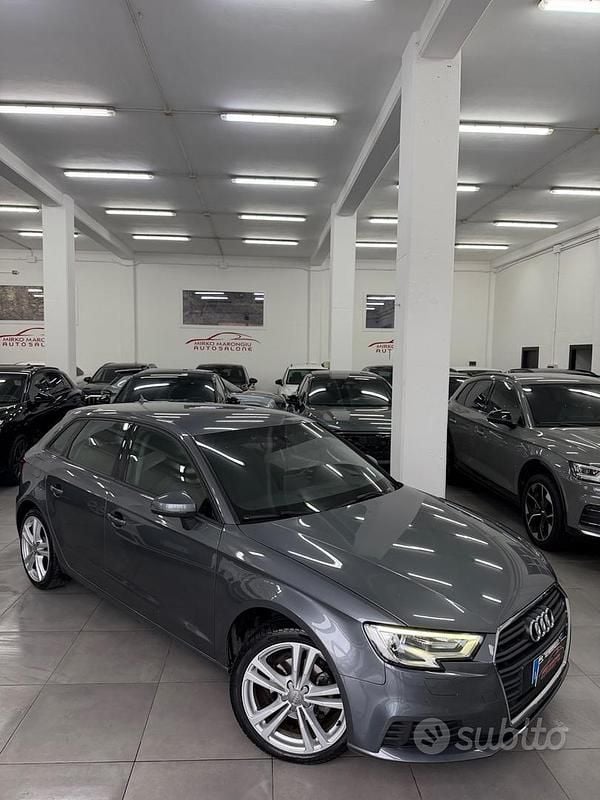 Usata Audi A3 Sport 150 CV (110 kW) 2018 Grigio Berlina