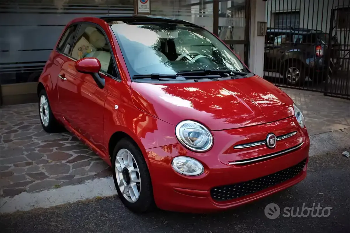 Usata Fiat 500 Lounge 69 CV (50 kW) 2019 Rosso Berlina