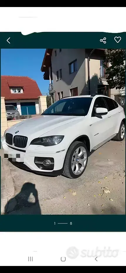 Usata BMW X6 245 CV (180 kW) 2011 Bianco SUV