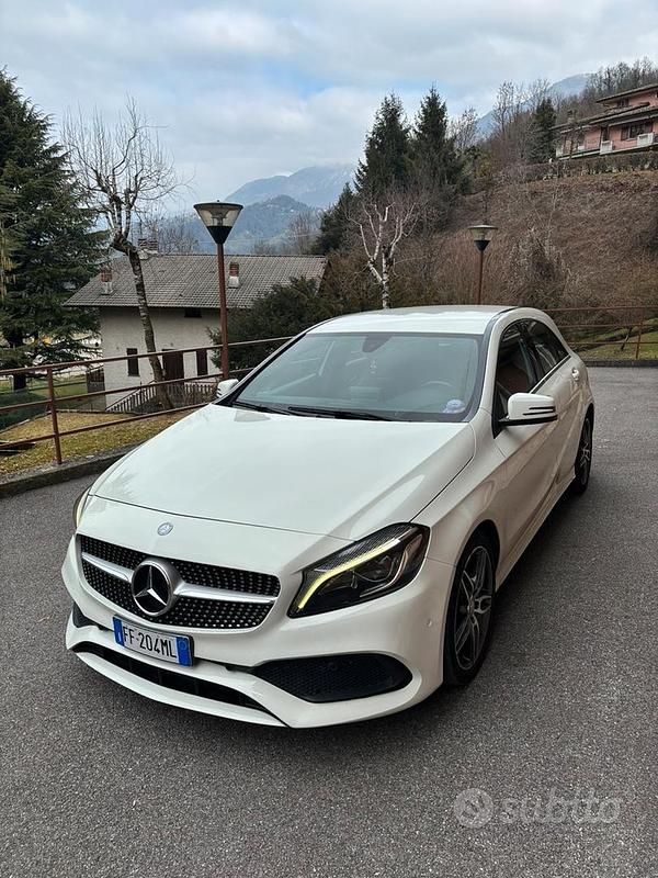 Usata Mercedes A160 Premium 90 CV (66 kW) 2016 Bianco Berlina