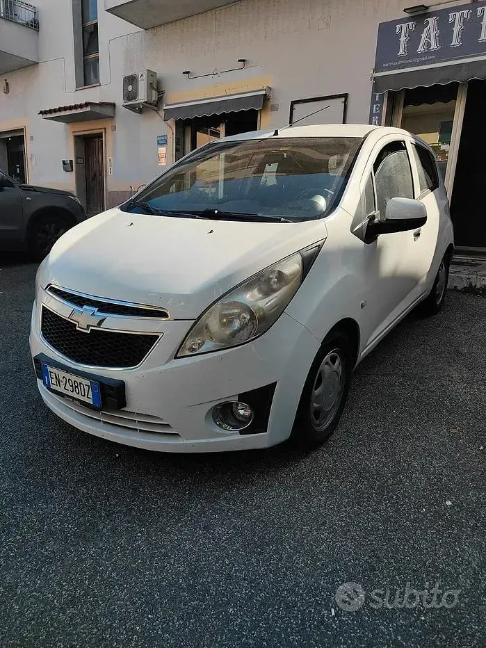 Usata Chevrolet Spark 68 CV (50 kW) 2012 Bianco Utilitaria
