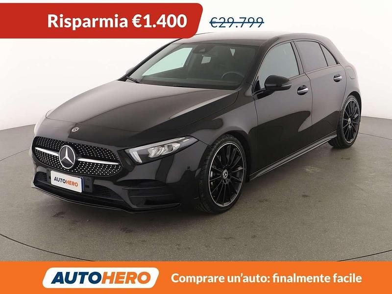 Usata Mercedes A200 AMG line 150 CV (110 kW) 2022 Nero Berlina