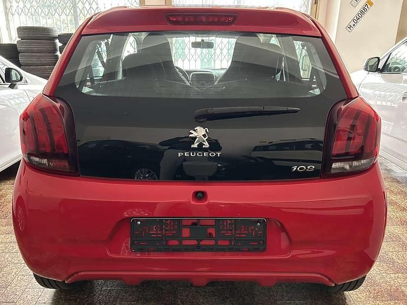 Usata Peugeot 108 Allure 72 CV (52 kW) 2018 Rosso Utilitaria
