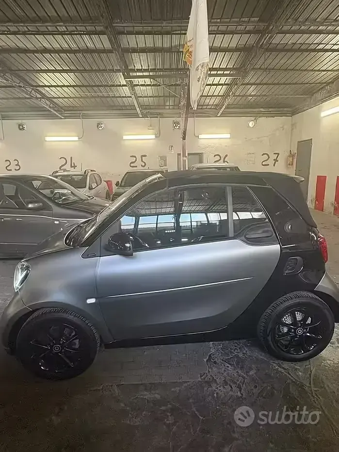 Begagnad Smart ForTwo Cabrio 71 HK (52 kW) 2018 Grå Cab