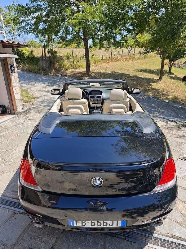 Usata BMW 630 Cabriolet 258 CV (189 kW) 2006 Nero Cabrio