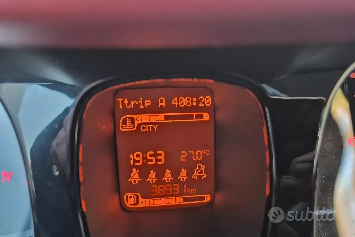 Usata Fiat Panda 2015 Nero Utilitaria