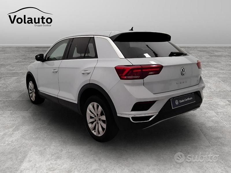 Usata VW T-Roc Advance 116 CV (85 kW) 2019 White silver SUV