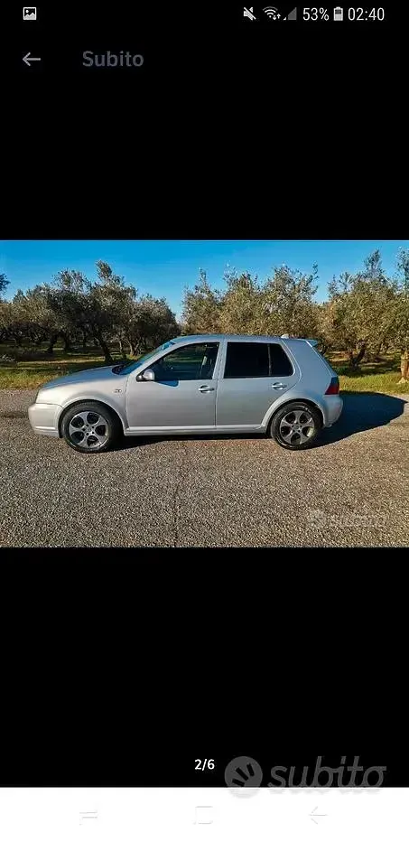 Usata VW Golf IV 130 CV (95 kW) 2003 Utilitaria