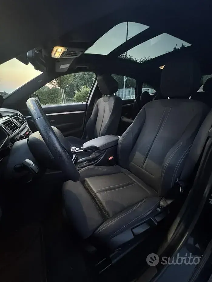 Usata BMW 318 Efficient Dynamics 150 CV (110 kW) 2017 Nero Berlina