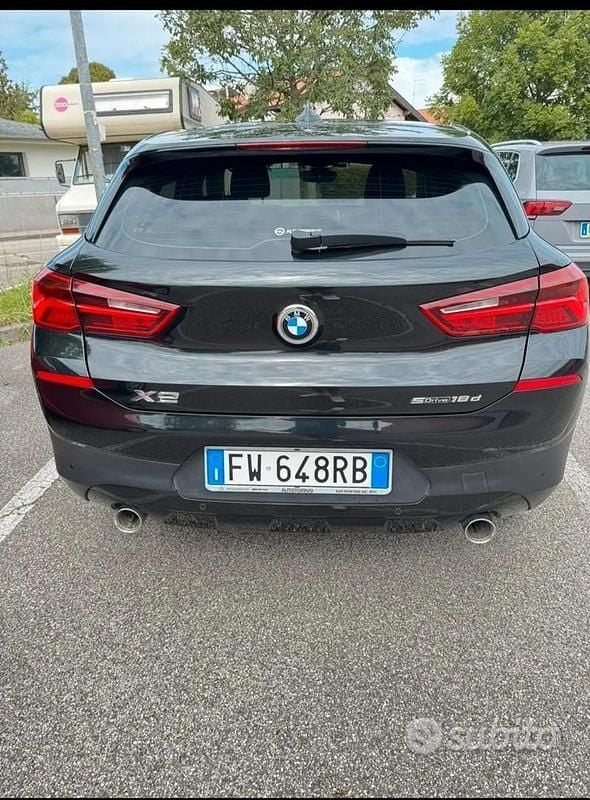 Usata BMW X2 Efficient Dynamics 150 CV (110 kW) 2019 Nero SUV