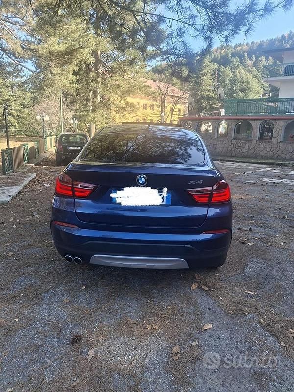 Usata BMW X4 258 CV (189 kW) 2015 Blu SUV