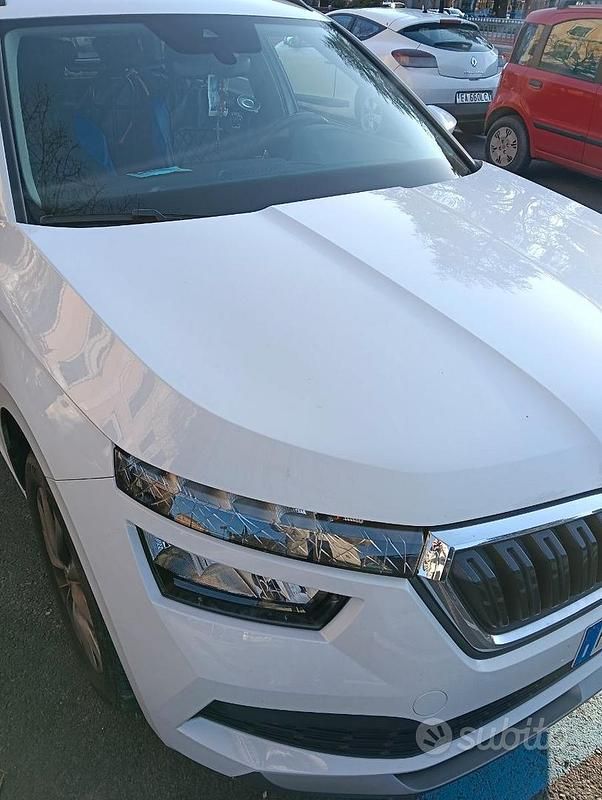 Usata Skoda Kamiq Ambition 110 CV (80 kW) 2022 Bianco SUV