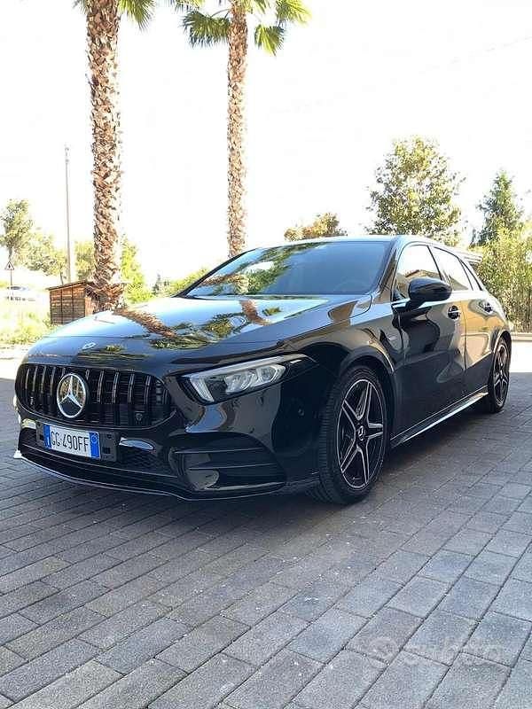 Usata Mercedes A180 Premium 116 CV (85 kW) 2021 Nero Berlina
