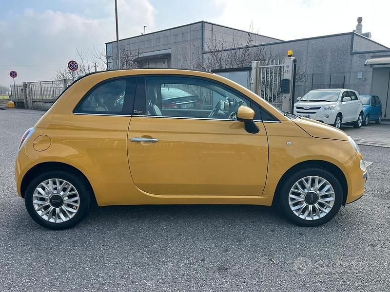 Usata Fiat 500 69 CV (50 kW) 2015 Giallo Cabrio