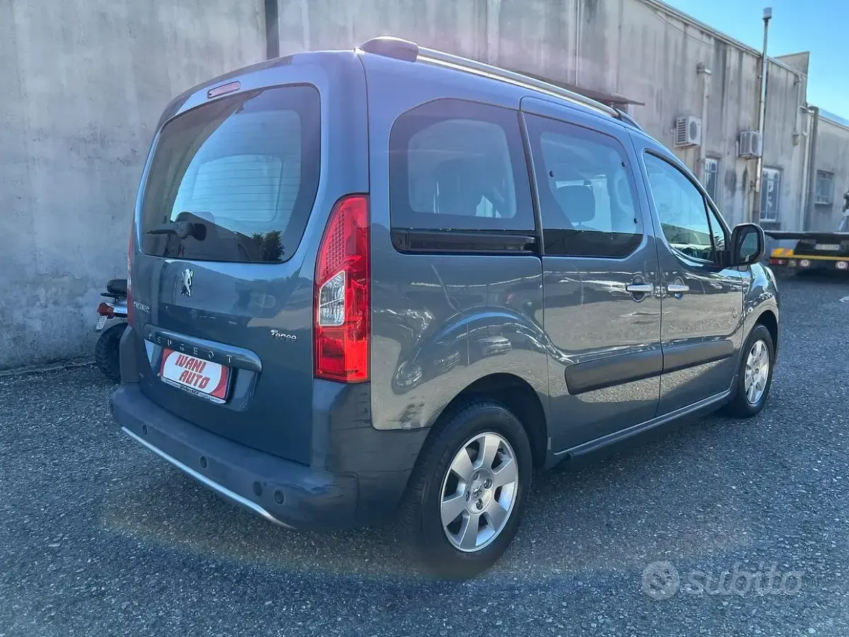 Usata Peugeot Partner Tepee Comfort 120 CV (88 kW) 2010 Grigio Monovolume