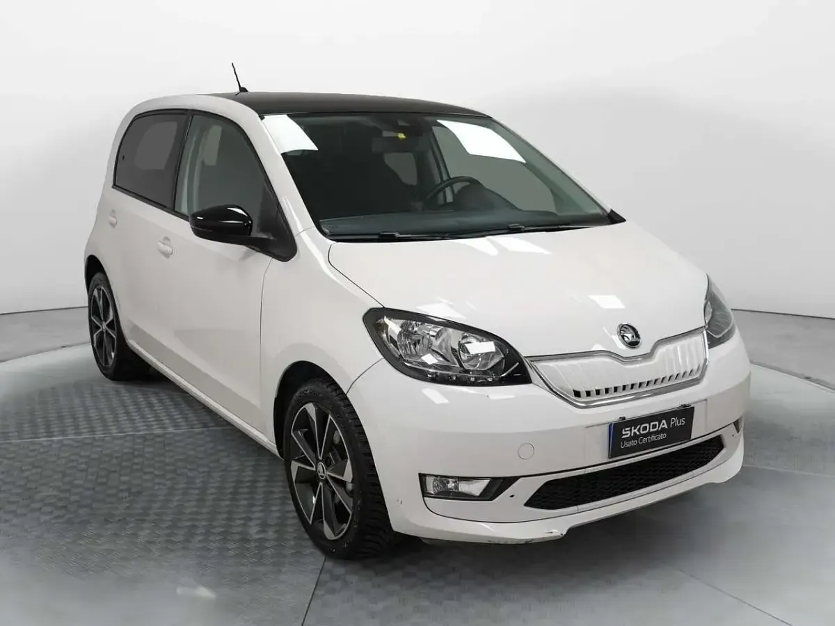 Usata Skoda Citigo-e IV Style 61 kW (83 CV) 2020 Bianco Utilitaria