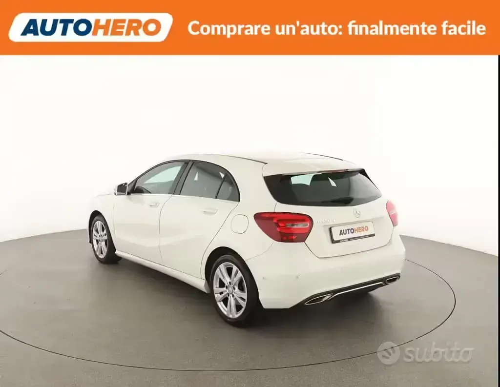 Usata Mercedes A180 Executive 109 CV (80 kW) 2017 Bianco Utilitaria
