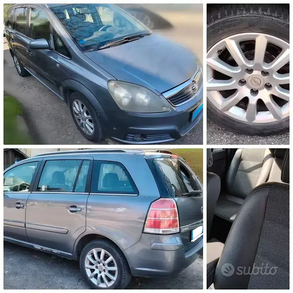 Usata Opel Zafira 94 CV (69 kW) 2006 Grigio Monovolume