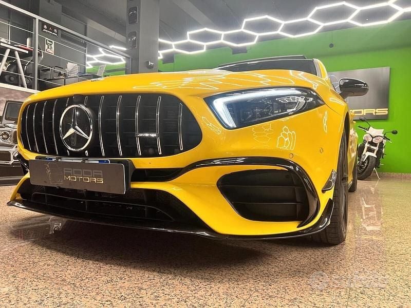 Usata Mercedes A45 AMG AMG 421 CV (309 kW) 2020 Giallo Berlina