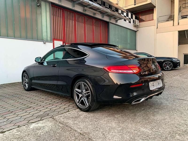 Usata Mercedes C200 Premium Plus 184 CV (135 kW) 2019 Nero Coupé
