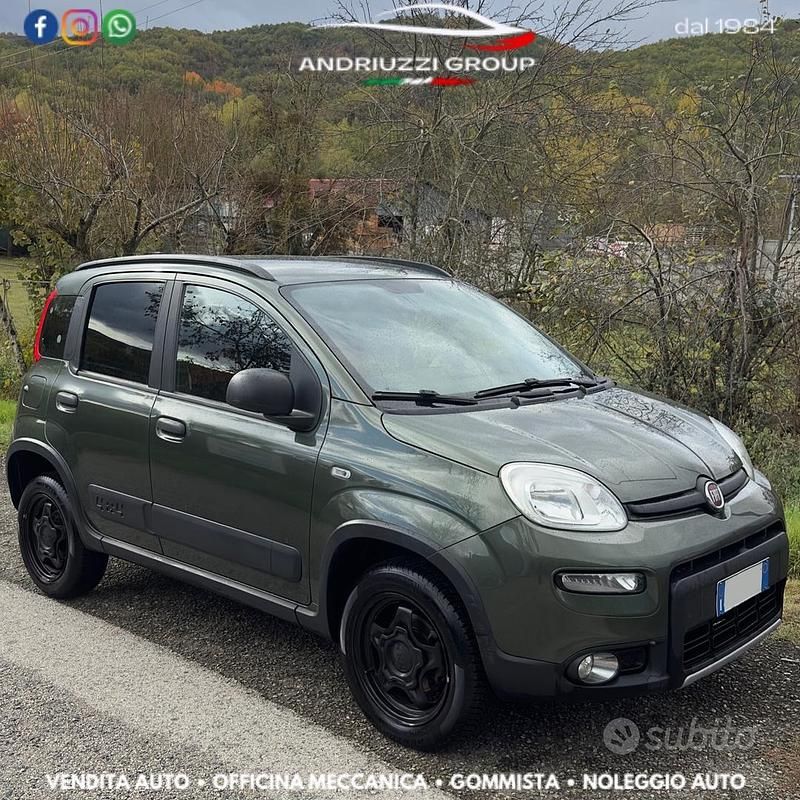 Usata Fiat Panda 4x4 Climbing 95 CV (69 kW) 2018 Verde Utilitaria