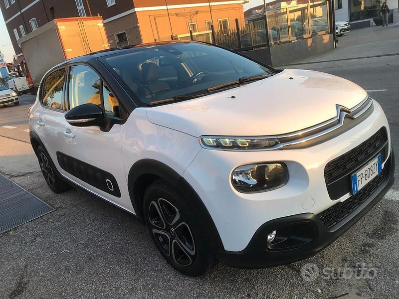 Usata Citroën C3 PureTech 82 CV (60 kW) 2018 Bianco Utilitaria