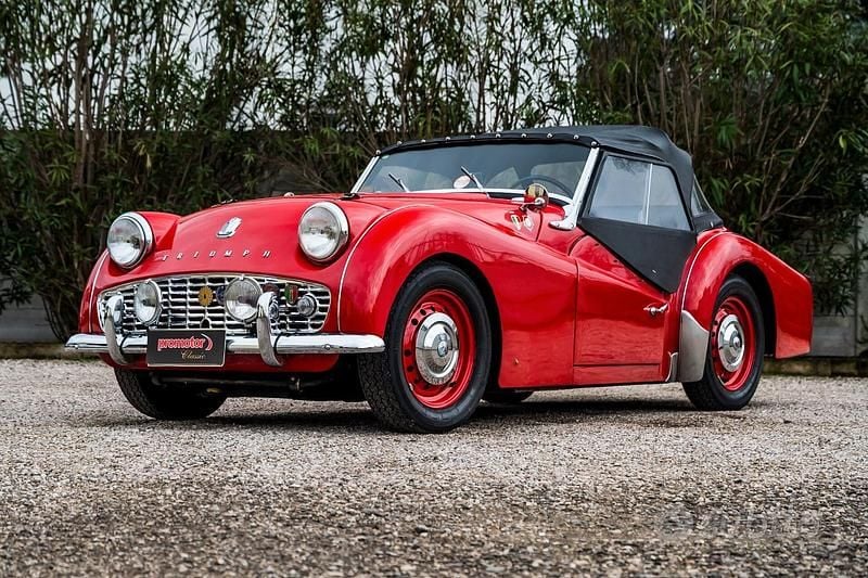 Usata Triumph TR3 100 CV (73 kW) 1960 Rosso Cabrio