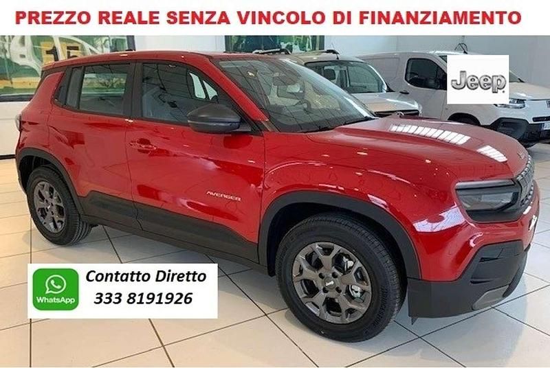 Nuova Jeep Avenger Longitude 101 CV (74 kW) 2026 Ruby SUV