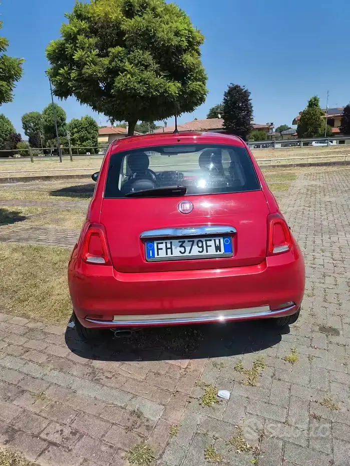 Usata Fiat 500 69 CV (50 kW) 2017 Rosso Berlina