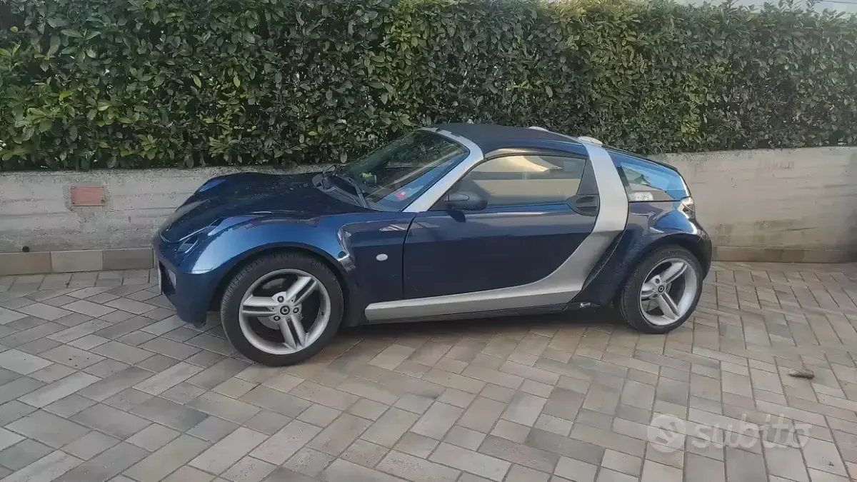 Begagnad Smart Roadster 82 HK (60 kW) 2004 Blå Sportkupé