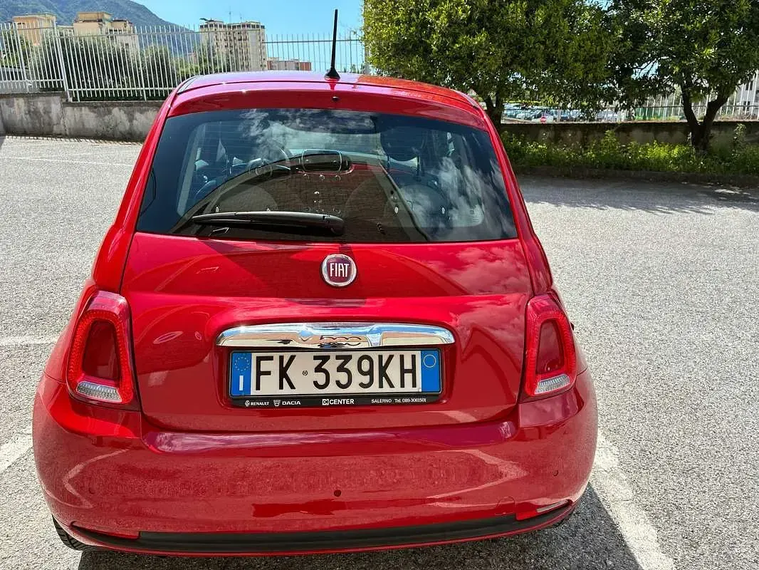 Usata Fiat 500 Pop 69 CV (50 kW) 2017 Rosso Utilitaria