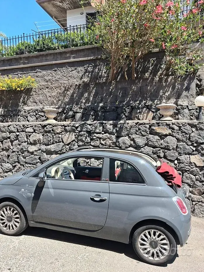 Usata Fiat 500 2015 Grigio Cabrio